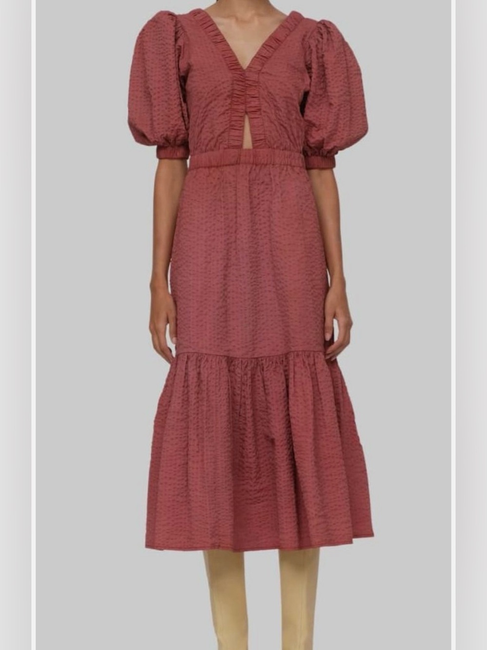 Sea New York Sevyn Solid Cut-Out Dress